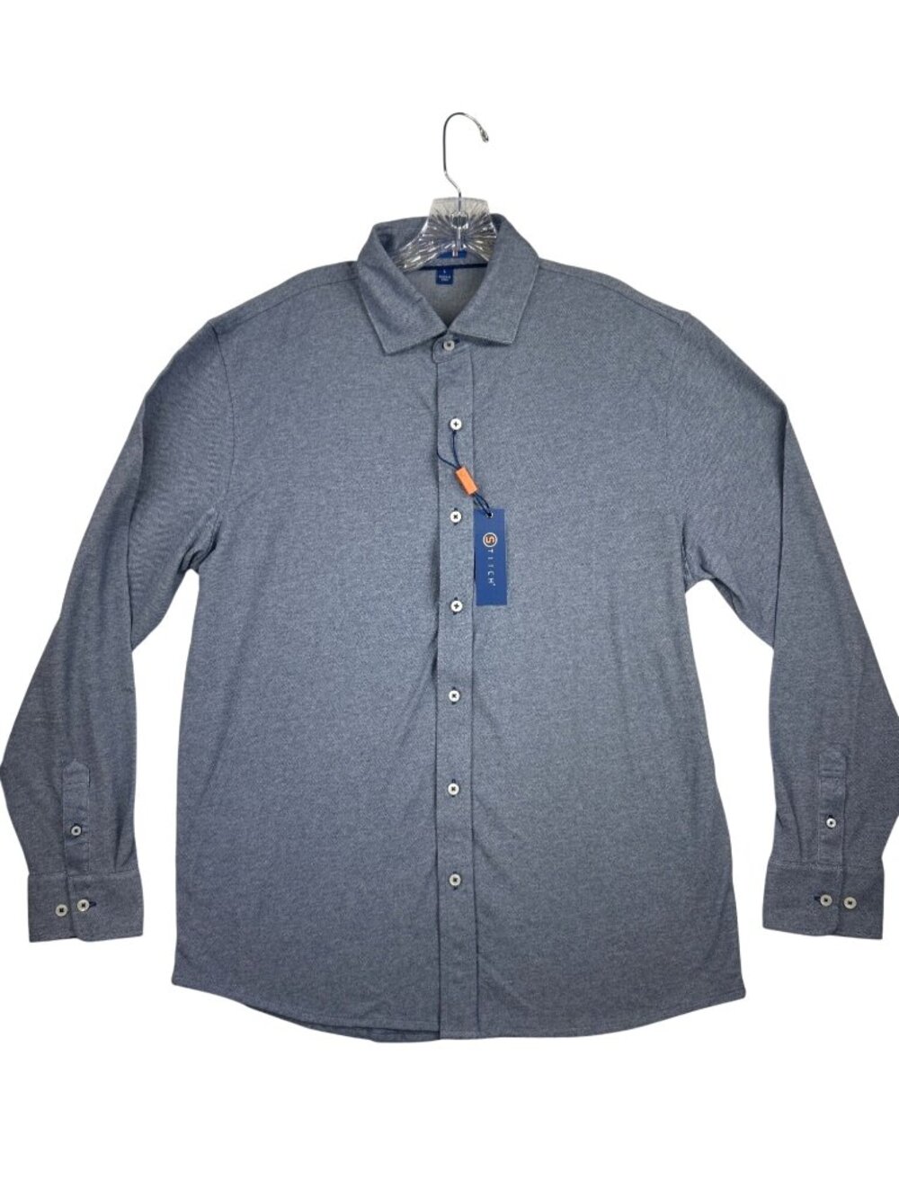 STITCH Golf Davenport Sport Button Up Shirt Men's L Performance Long Sleeve NWT